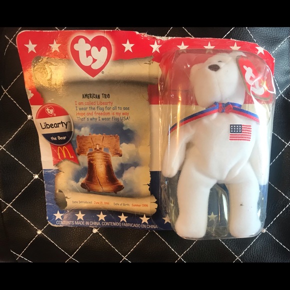 1996 McDonald's Libearty Beanie Baby RARE - Picture 1 of 16